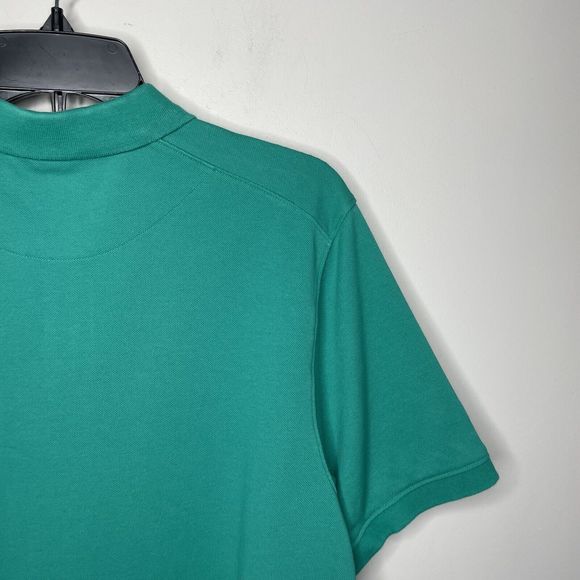 NIKE Tiger Woods Polo Shirt Mens Large Green Dri-Fit Frank Logo Masters Golf - Picture 8 of 10